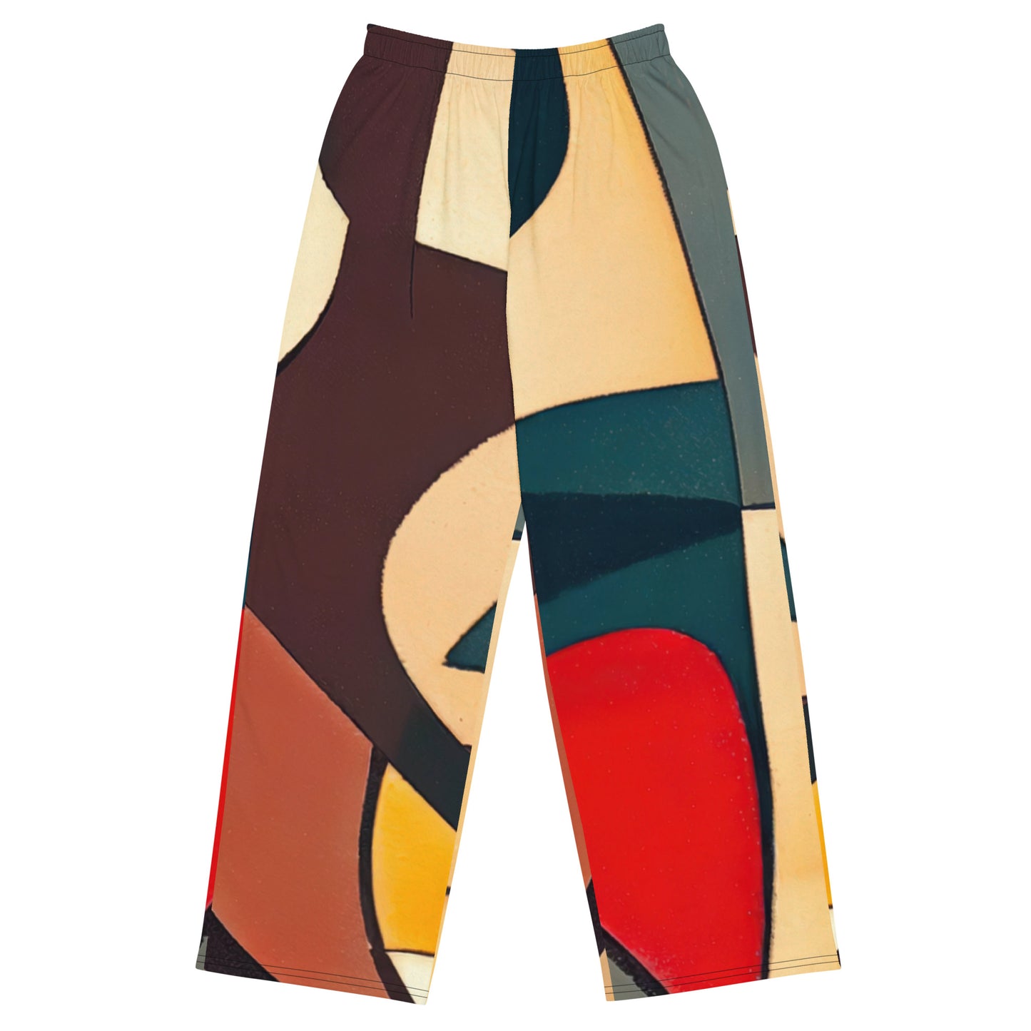 DMV 0296 Abstract Art All-over print unisex wide-leg pants