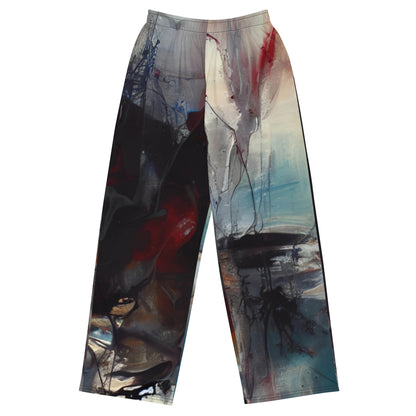 DMV 0171 Avant Garde All-over print unisex wide-leg pants