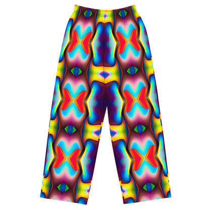 DMV 1350 Psy Artsy All-over print unisex wide-leg pants