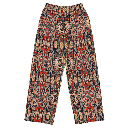 DMV 0201 Classic Boho All-over print unisex wide-leg pants