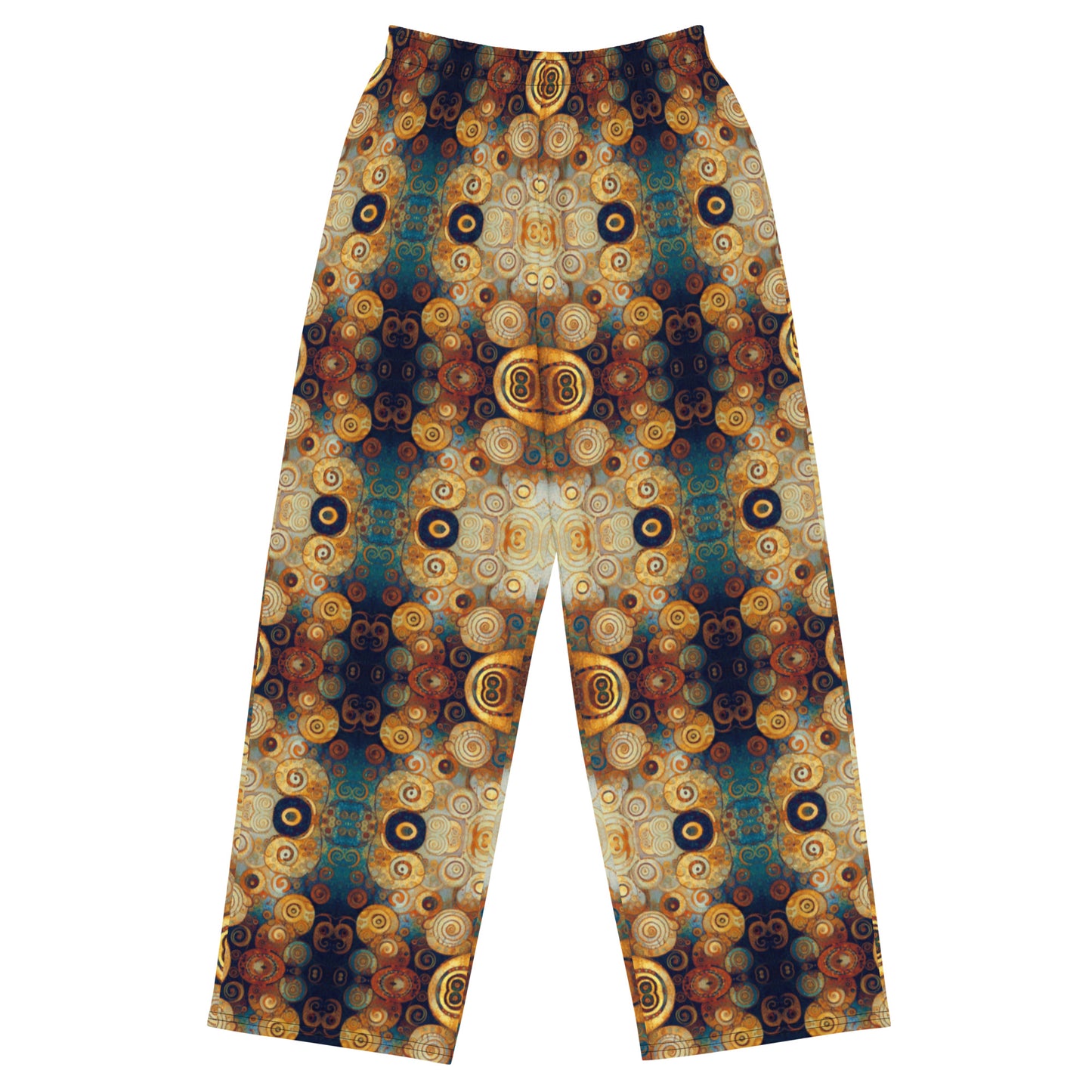 DMV 0183 Chic Boho All-over print unisex wide-leg pants