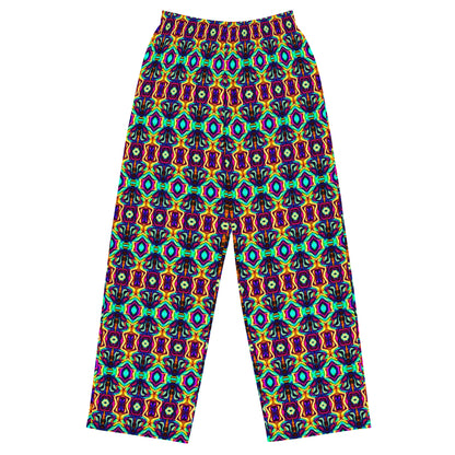 DMV 1465 Psy Artsy All-over print unisex wide-leg pants