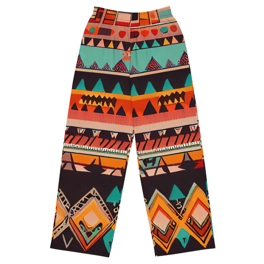 DMV 0415 Boho All-over print unisex wide-leg pants