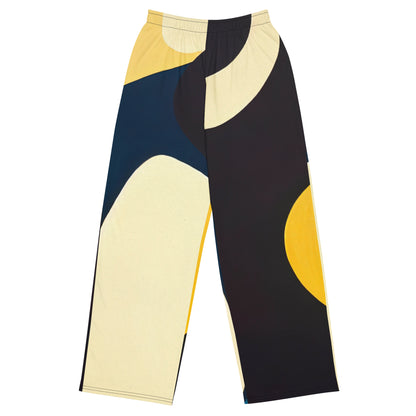 DMV 0421 Retro Art All-over print unisex wide-leg pants