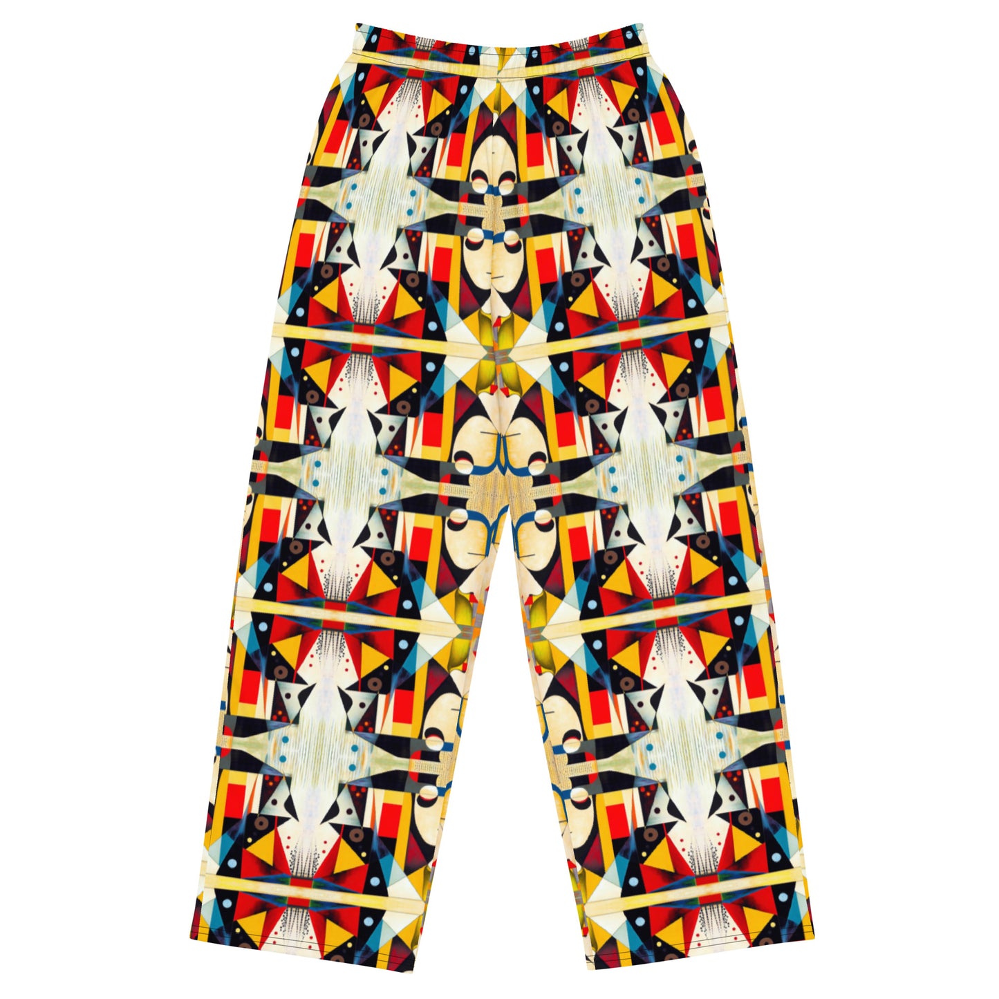 DMV 0517 Chic Boho All-over print unisex wide-leg pants