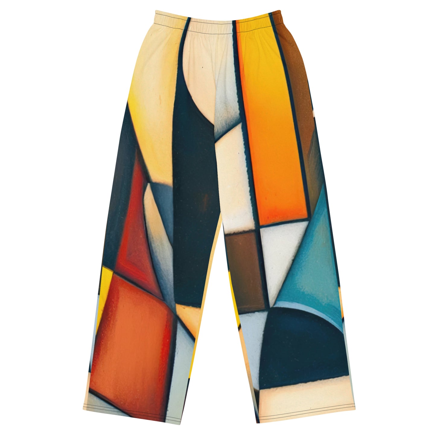 DMV 0433 Abstract Art All-over print unisex wide-leg pants