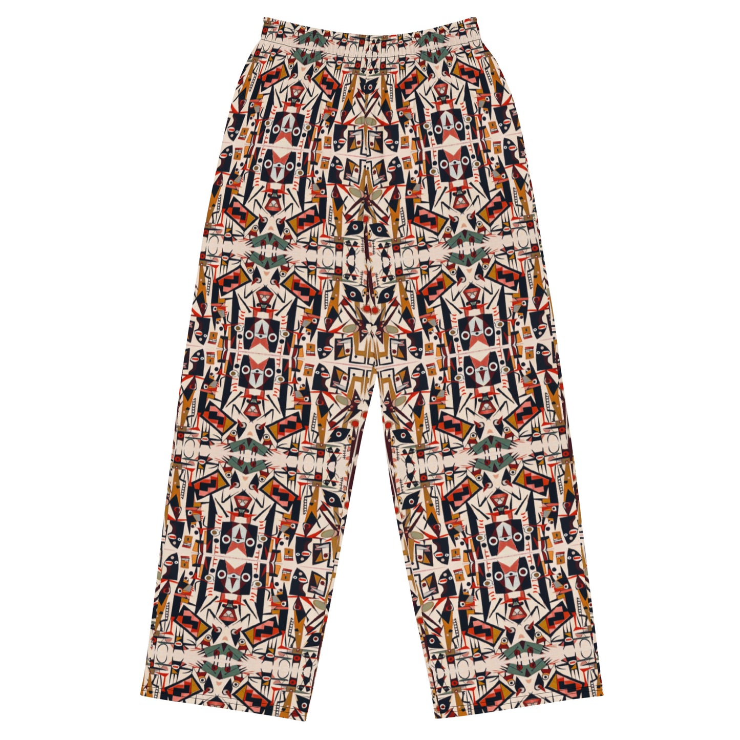 DMV 0432 Classic Boho All-over print unisex wide-leg pants