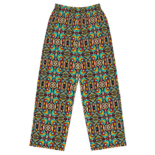 DMV 0422 Psy Artsy All-over print unisex wide-leg pants