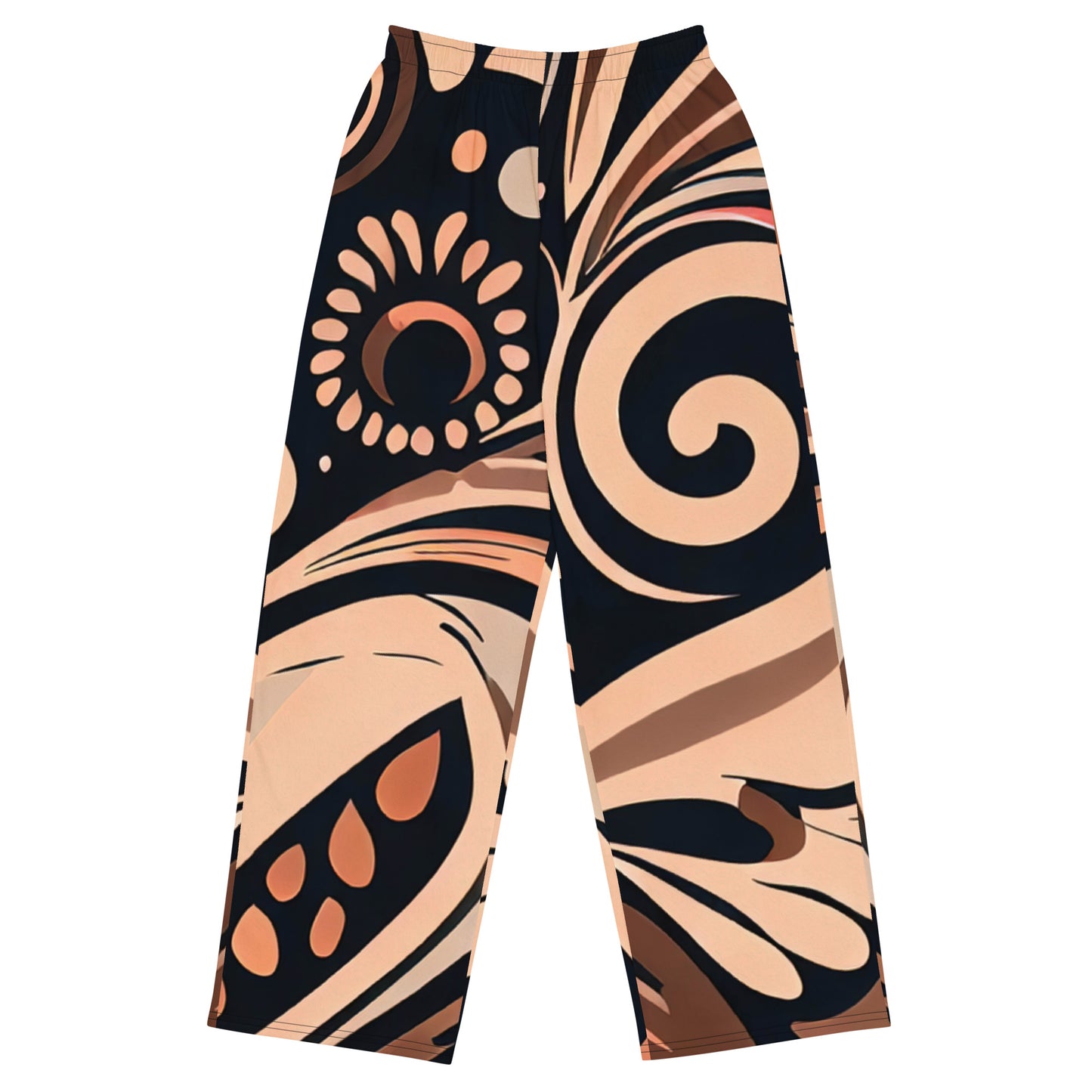 DMV 0450 Boho All-over print unisex wide-leg pants