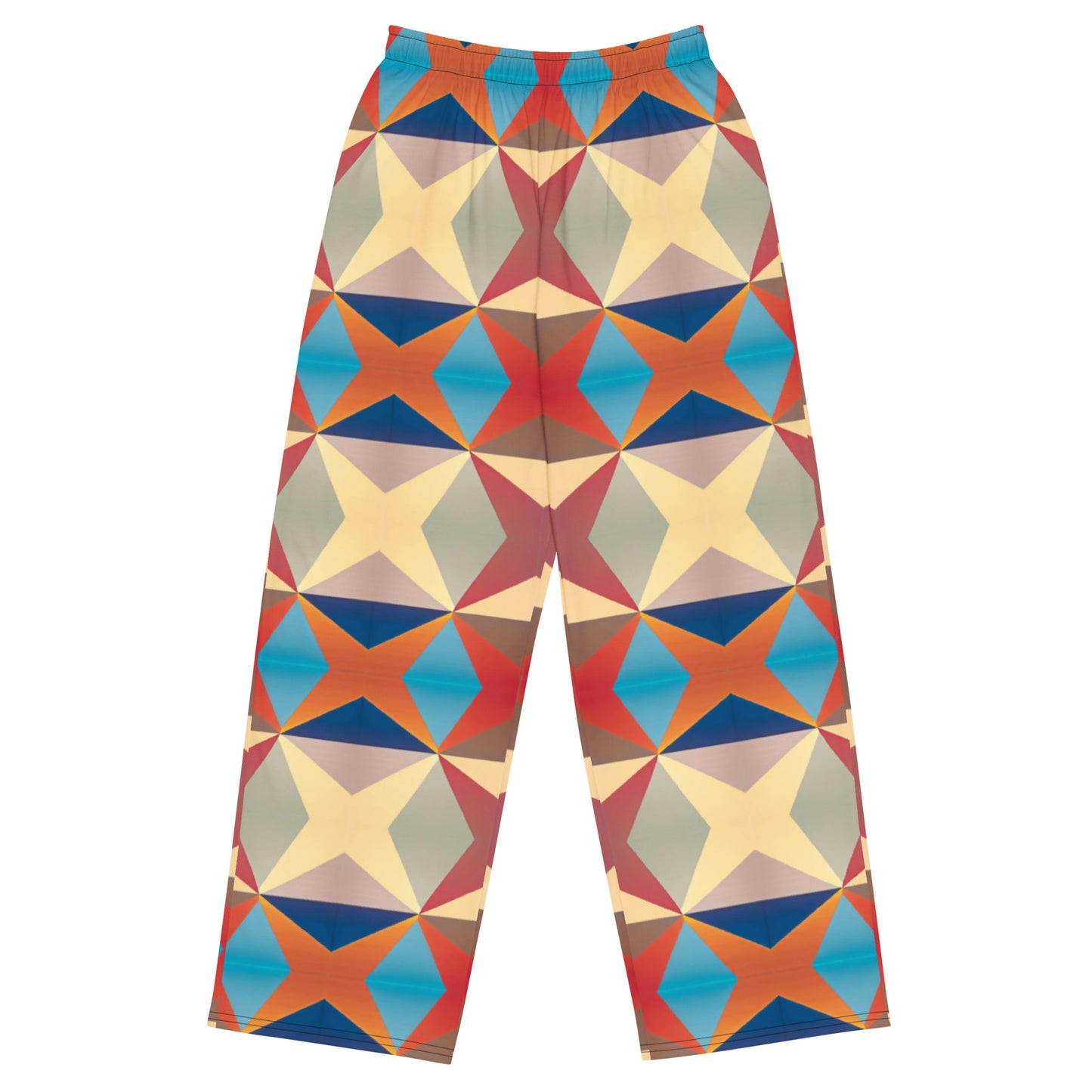 DMV 0373 Classic Boho All-over print unisex wide-leg pants