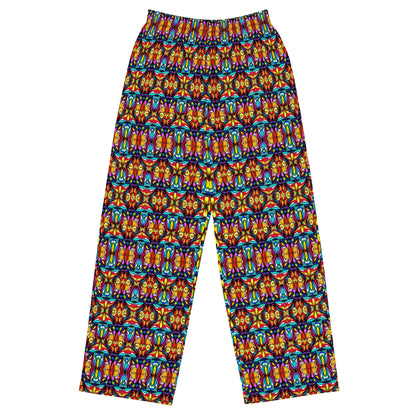 DMV 1863 Psy Artsy All-over print unisex wide-leg pants