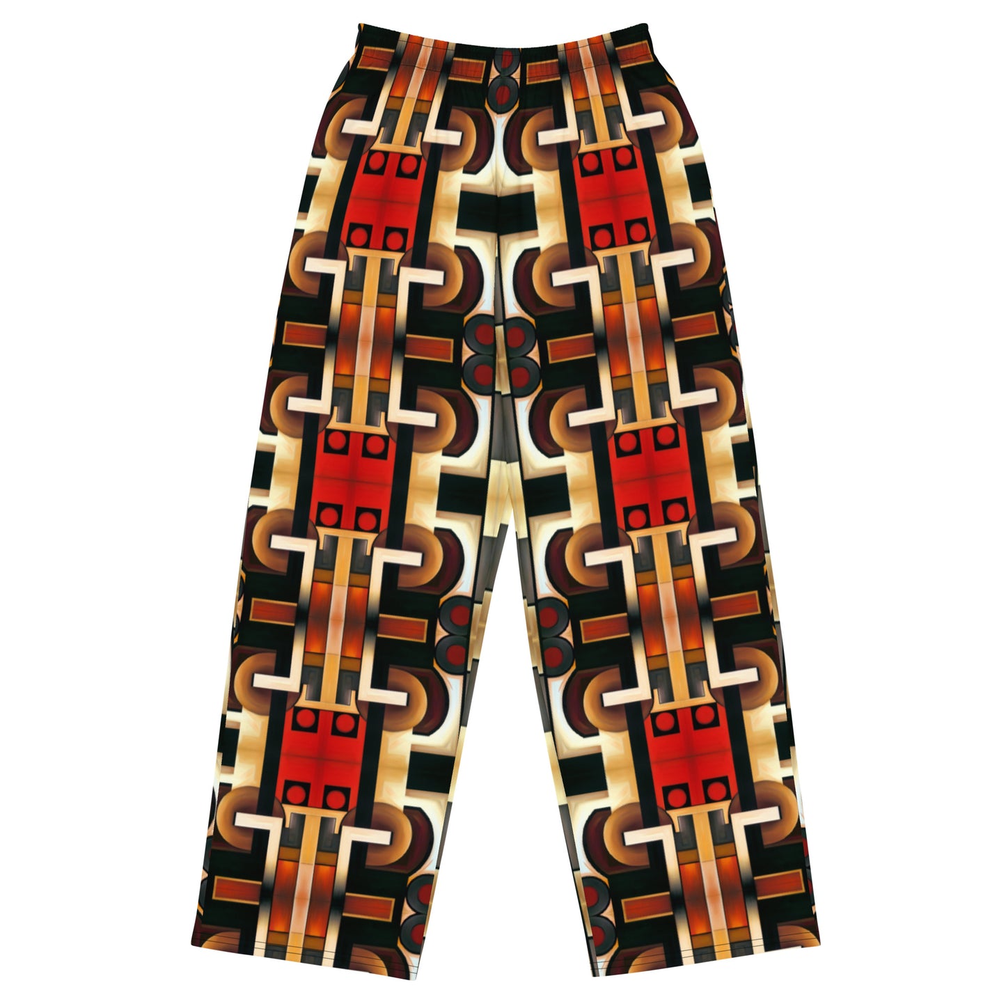 DMV 0772 Geo Boho All-over print unisex wide-leg pants