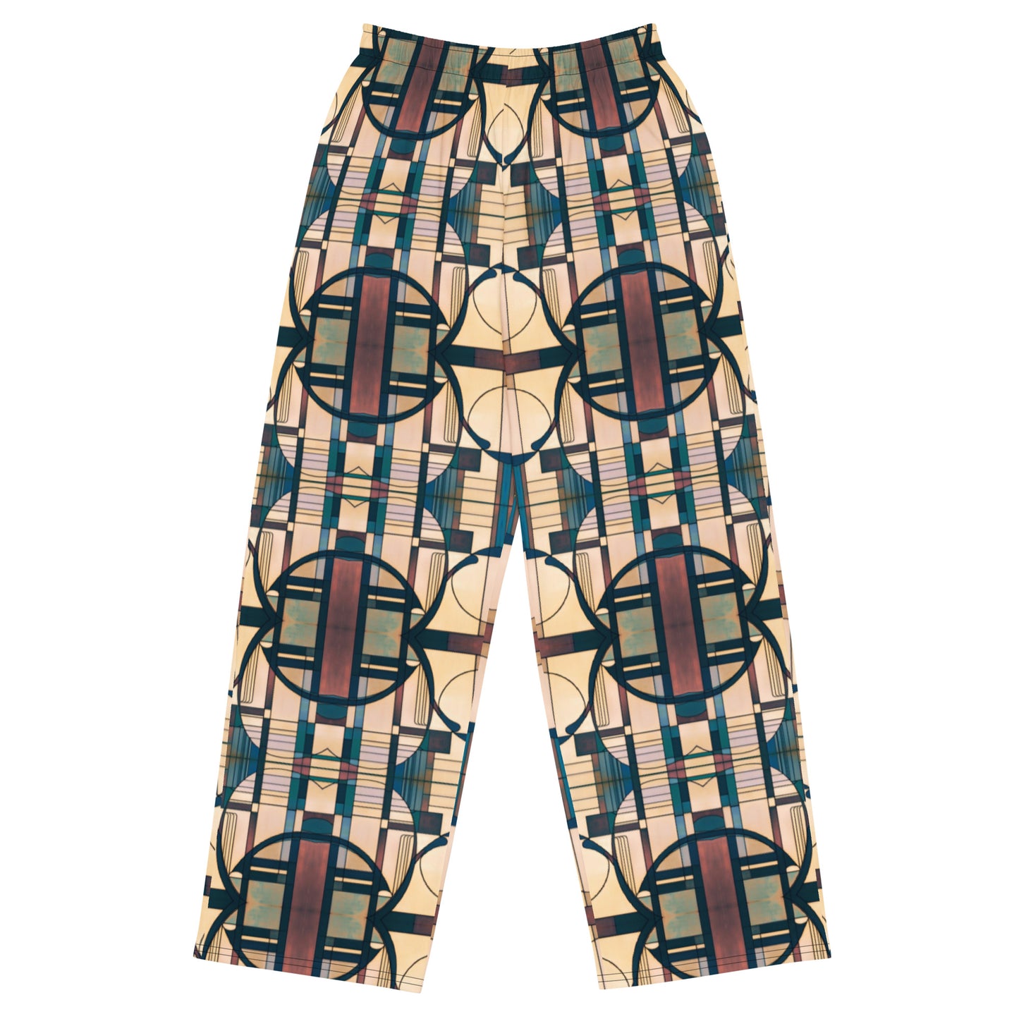 DMV 1140 Geo Boho All-over print unisex wide-leg pants