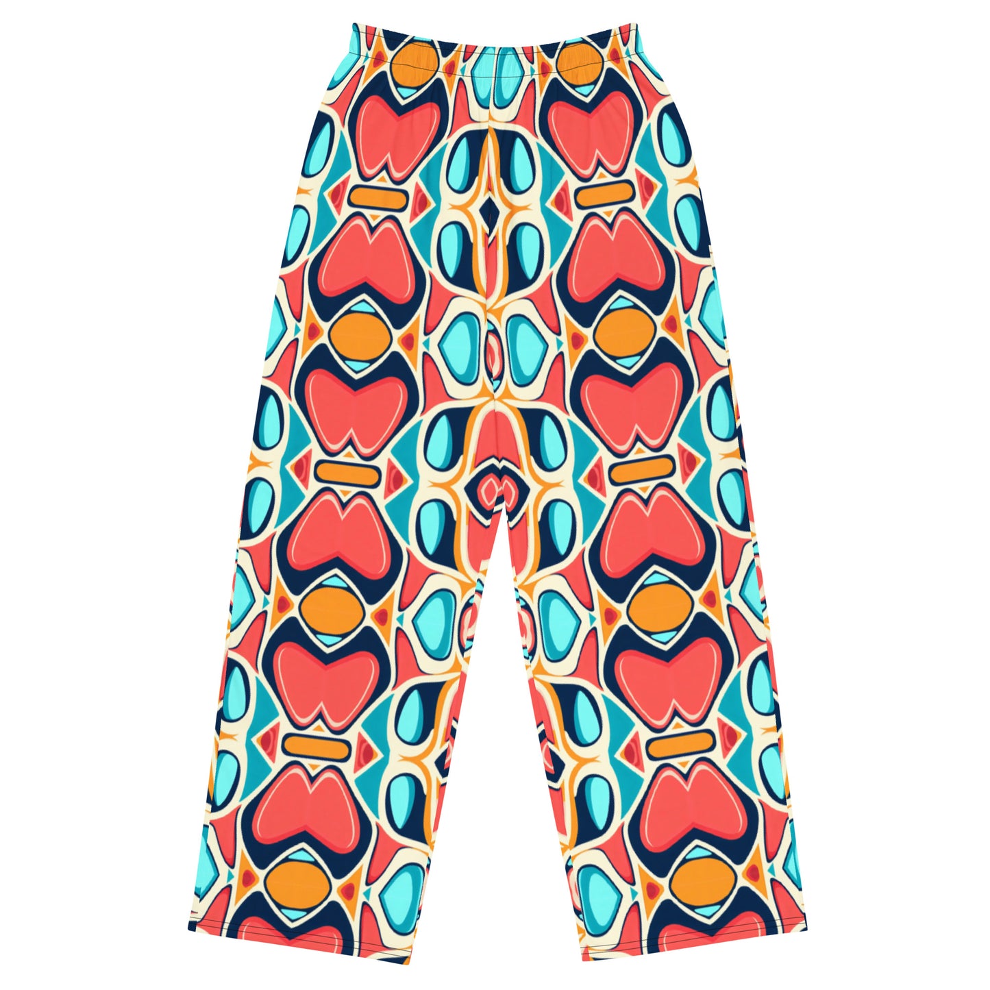 DMV 1691 Vintage Artsy All-over print unisex wide-leg pants