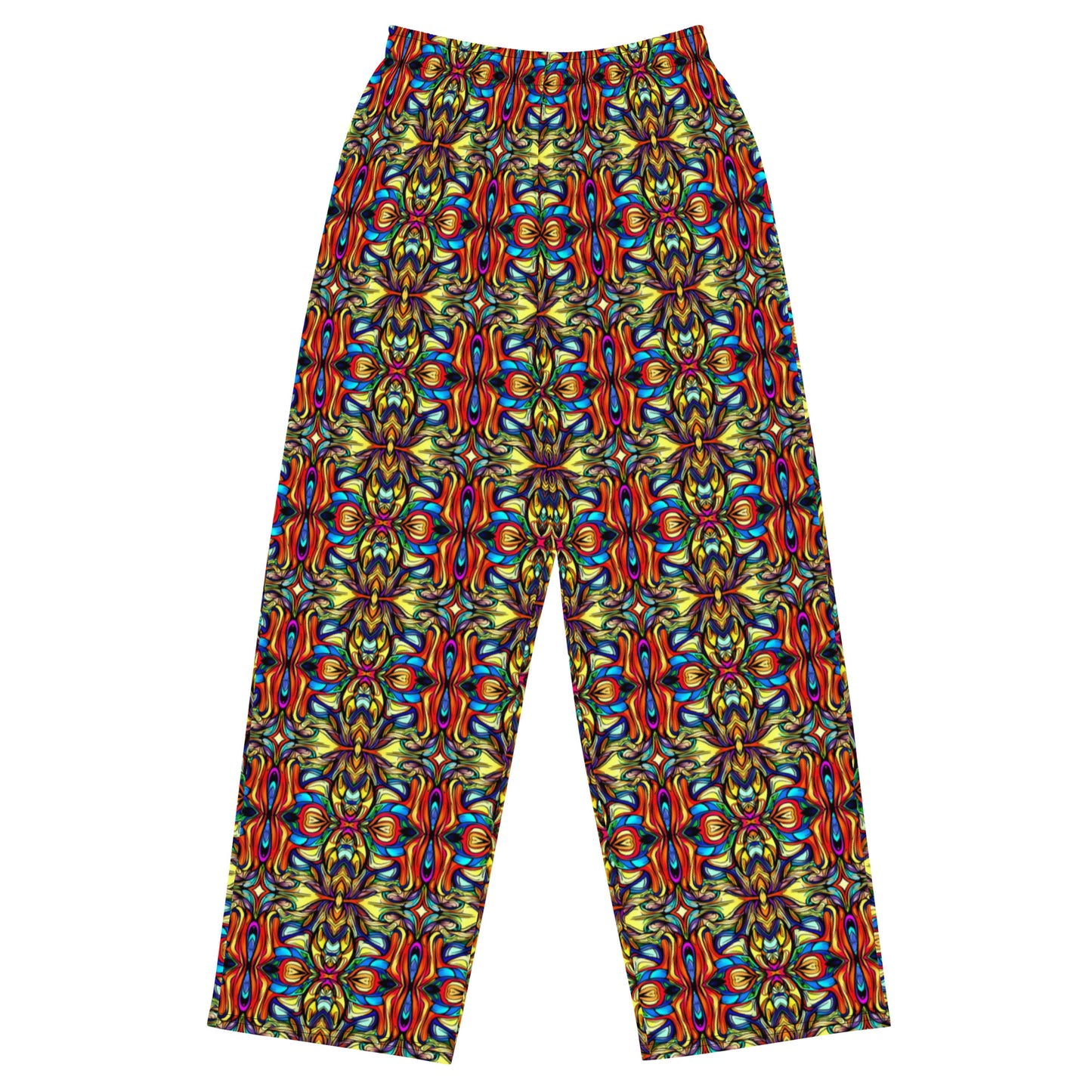 DMV 1128 Psy Artsy All-over print unisex wide-leg pants