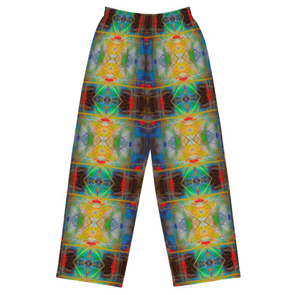 DMV 1211 Avant Garde Artsy All-over print unisex wide-leg pants