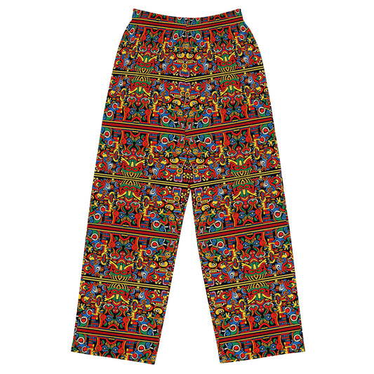 DMV 1893 Psy Artsy All-over print unisex wide-leg pants