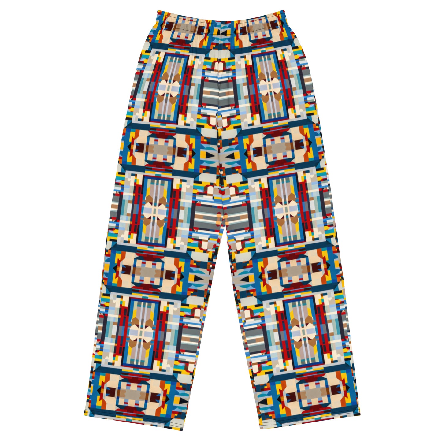 DMV 2083 Geo Boho All-over print unisex wide-leg pants