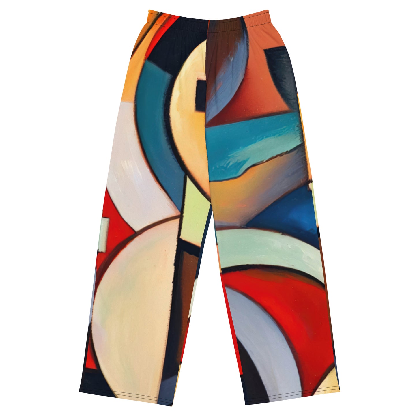 DMV 0703 Abstract Art All-over print unisex wide-leg pants