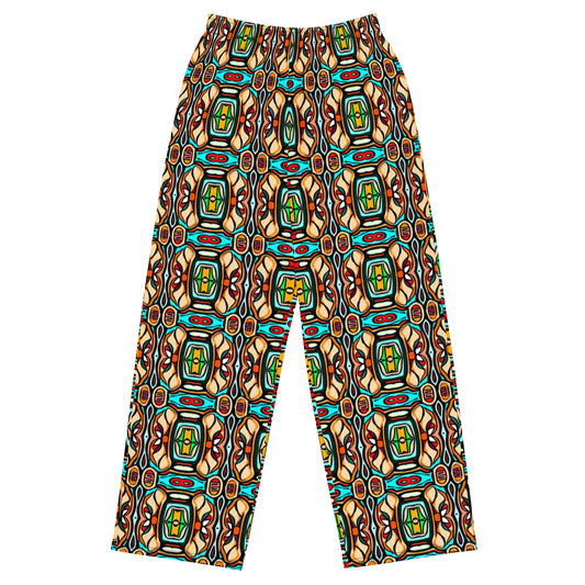 DMV 0740 Psy Artsy All-over print unisex wide-leg pants