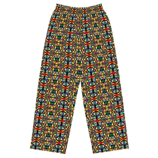 DMV 1631 Psy Artsy All-over print unisex wide-leg pants