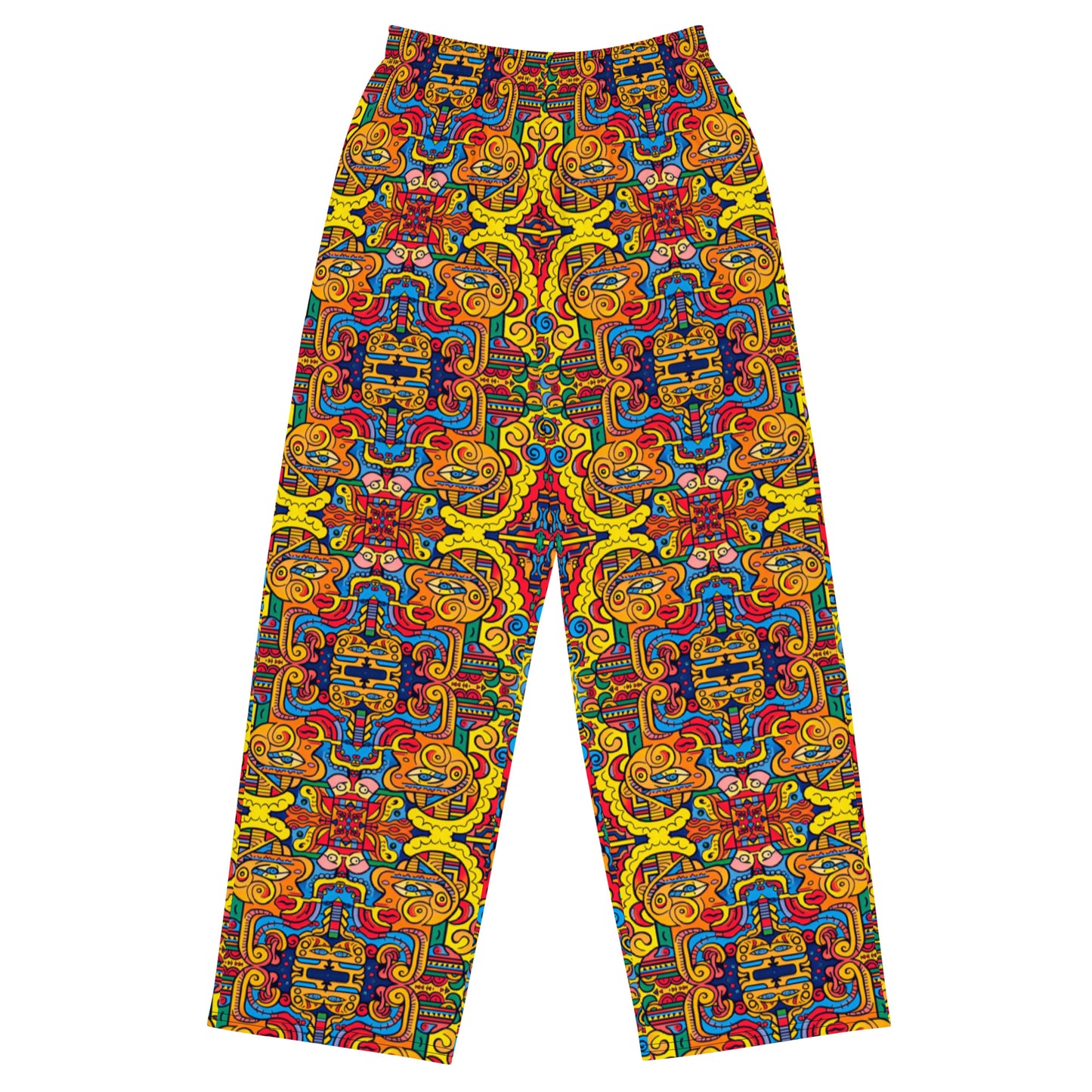 DMV 0480 Psy Artsy All-over print unisex wide-leg pants