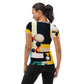 DMV 0055 Retro Art All-Over Print Women's Athletic T-shirt