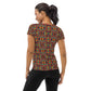 DMV 0249 Psy Artsy All-Over Print Women's Athletic T-shirt