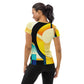 DMV 0222 Retro Art All-Over Print Women's Athletic T-shirt