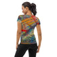 DMV 0248 Avant Garde All-Over Print Women's Athletic T-shirt