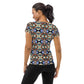 DMV 0221 Conceptual Artsy All-Over Print Women's Athletic T-shirt