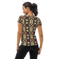 DMV 0247 Geo Boho All-Over Print Women's Athletic T-shirt