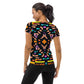 DMV 0147 Boho All-Over Print Women's Athletic T-shirt