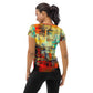 DMV 0279 Avant Garde All-Over Print Women's Athletic T-shirt