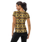 DMV 0407 Chic Boho All-Over Print Women's Athletic T-shirt