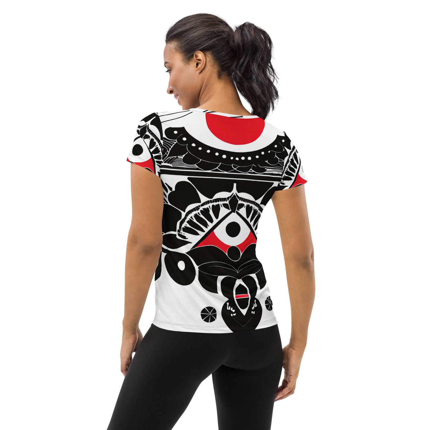 DMV 0294 Boho All-Over Print Women's Athletic T-shirt