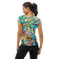 DMV 0167 Boho All-Over Print Women's Athletic T-shirt