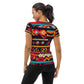 DMV 0409 Boho All-Over Print Women's Athletic T-shirt