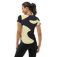 DMV 0421 Retro Art All-Over Print Women's Athletic T-shirt