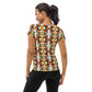 DMV 0517 Chic Boho All-Over Print Women's Athletic T-shirt