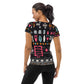 DMV 0605 Boho All-Over Print Women's Athletic T-shirt