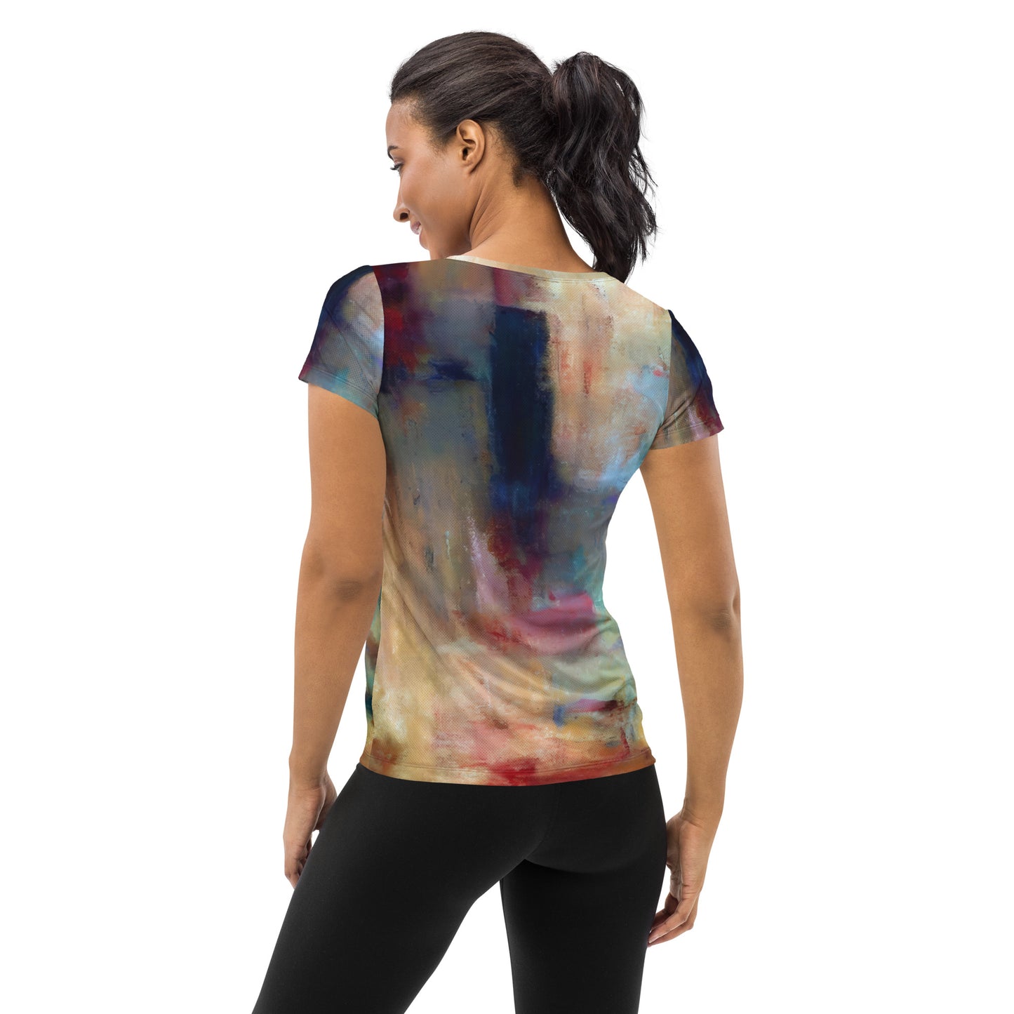 DMV 1718 Avant Garde All-Over Print Women's Athletic T-shirt