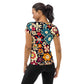 DMV 1873 Floral All-Over Print Women's Athletic T-shirt