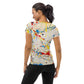 DMV 1902 Avant Garde All-Over Print Women's Athletic T-shirt