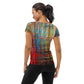 DMV 0646 Avant Garde All-Over Print Women's Athletic T-shirt