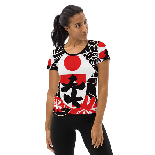 DMV 0069 Boho All-Over Print Women's Athletic T-shirt