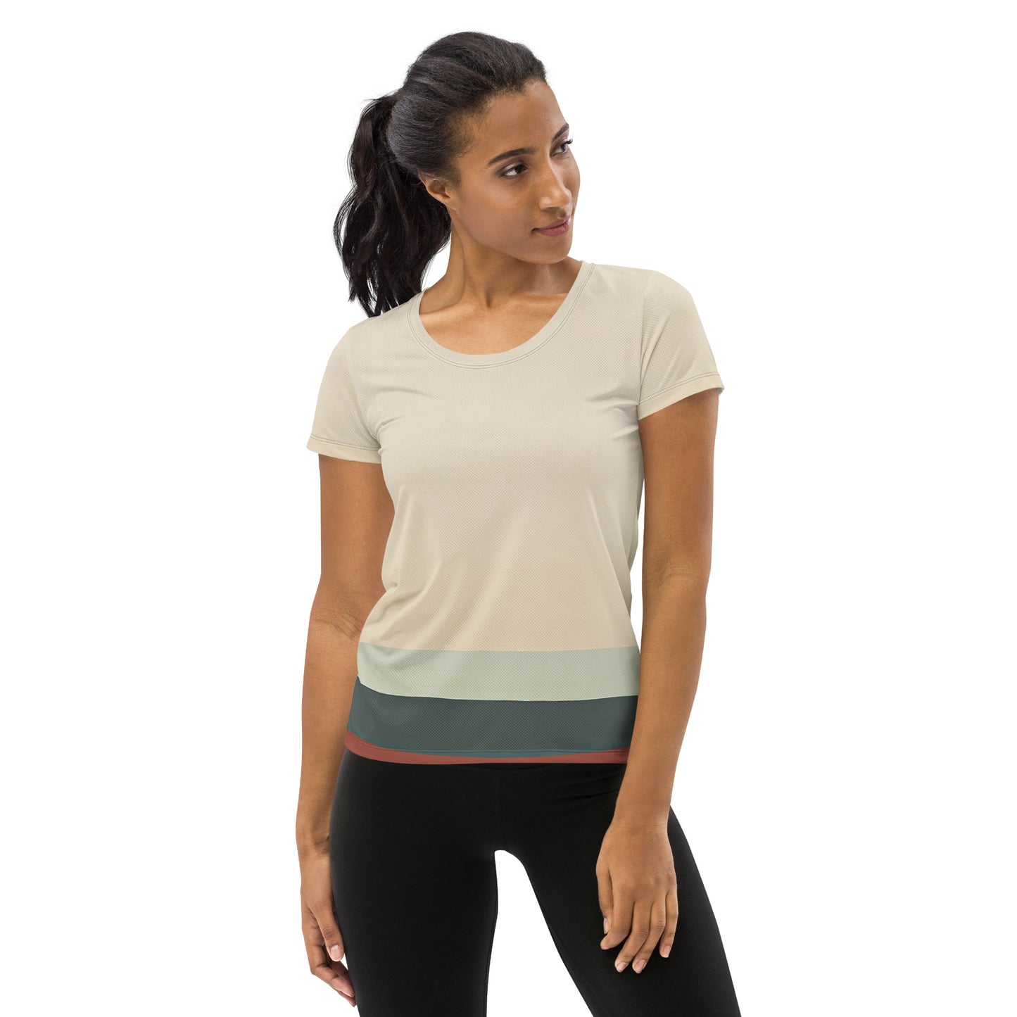 DMV 0403 Avant Garde All-Over Print Women's Athletic T-shirt