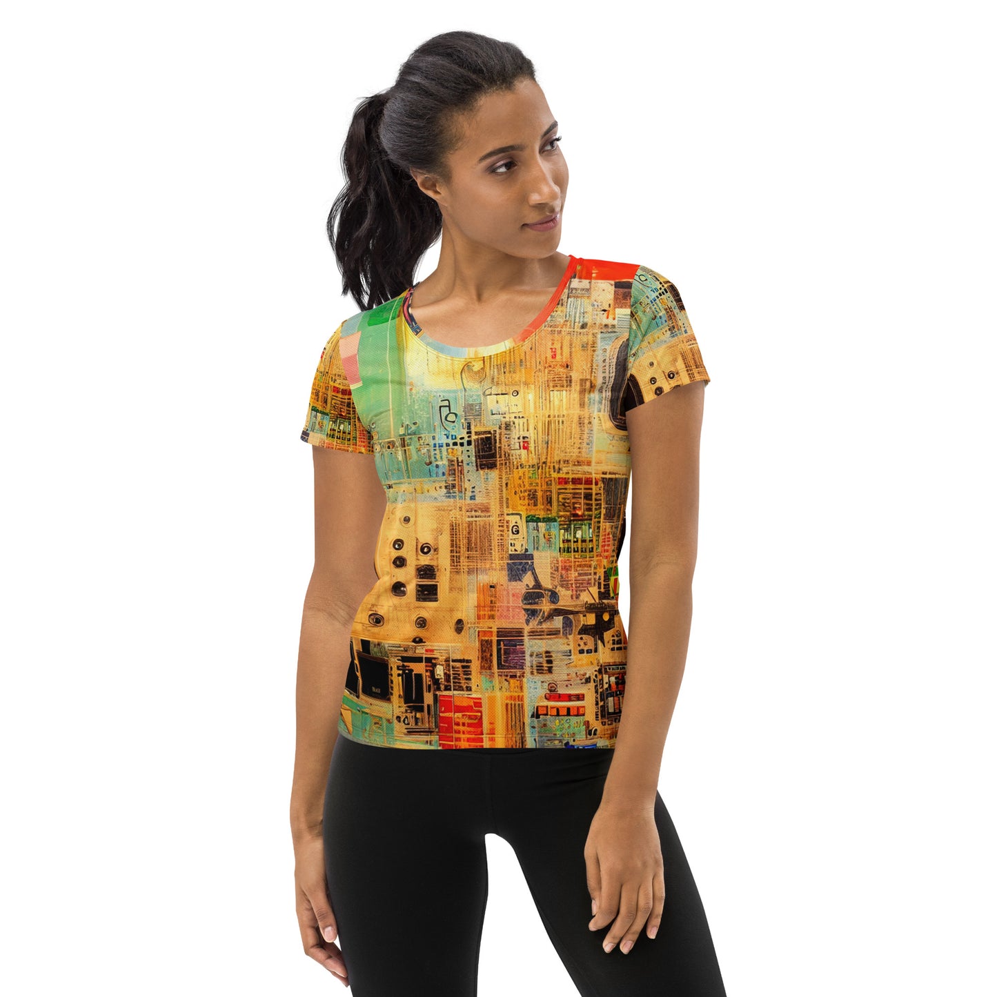 DMV 2013 Avant Garde All-Over Print Women's Athletic T-shirt