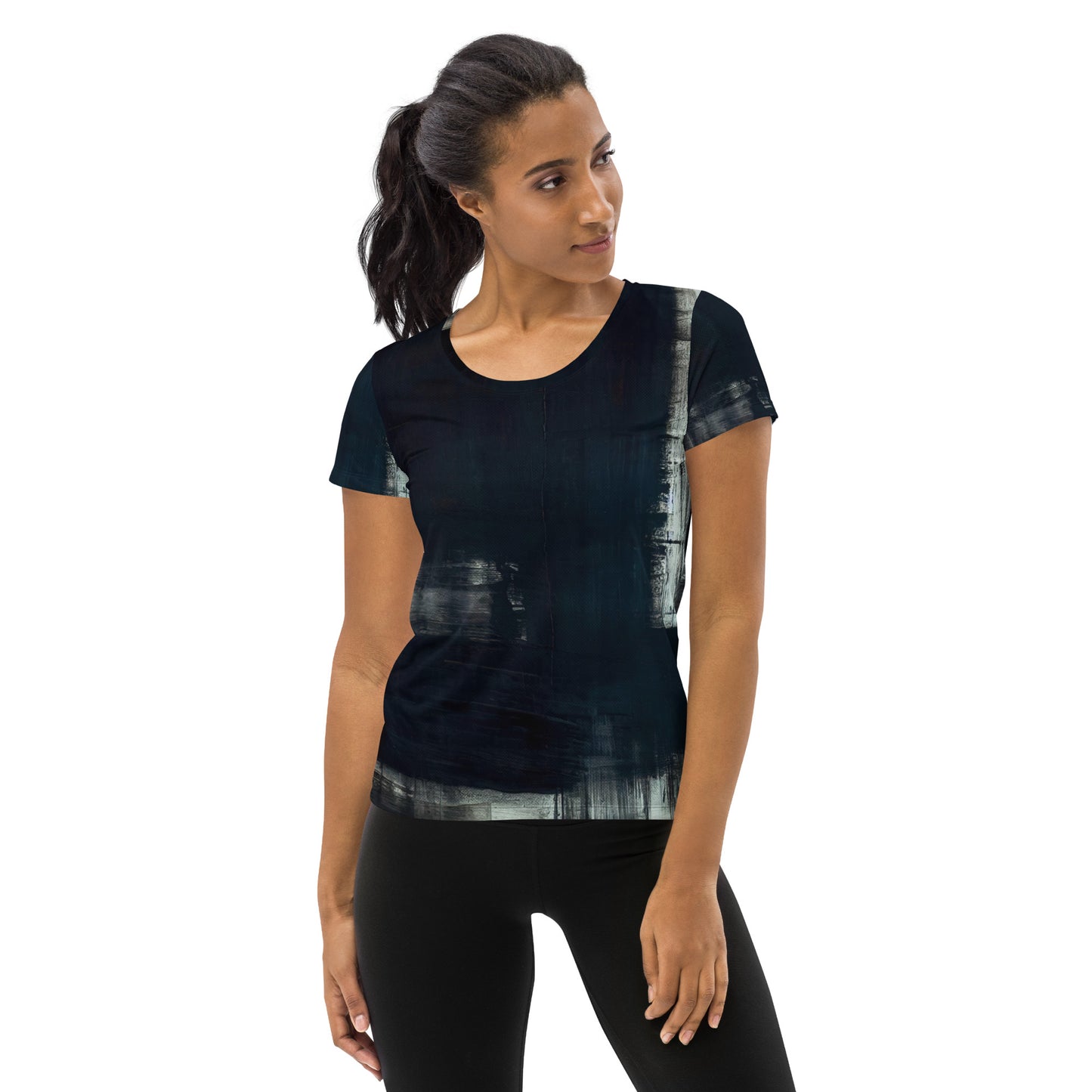 DMV 1122 Avant Garde All-Over Print Women's Athletic T-shirt