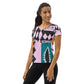 DMV 0229 Boho All-Over Print Women's Athletic T-shirt